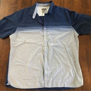 Mens Van Heusen “Never Tuck” Button Down